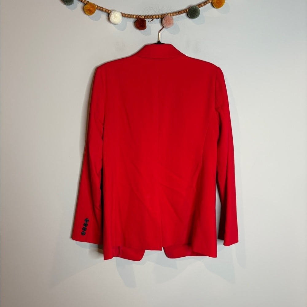 Loft Red 2 Button Blazer Jacket - image 6
